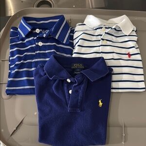 3 Kids Navy Polo Shirts